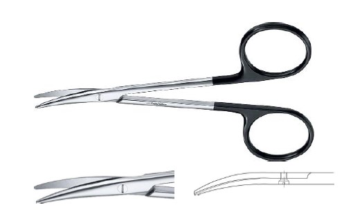 БЕБІ МЕТЦЕНБАУМ. СУПЕРГОСТРІ НОЖИЦІ ВИГНУТІ 115MM